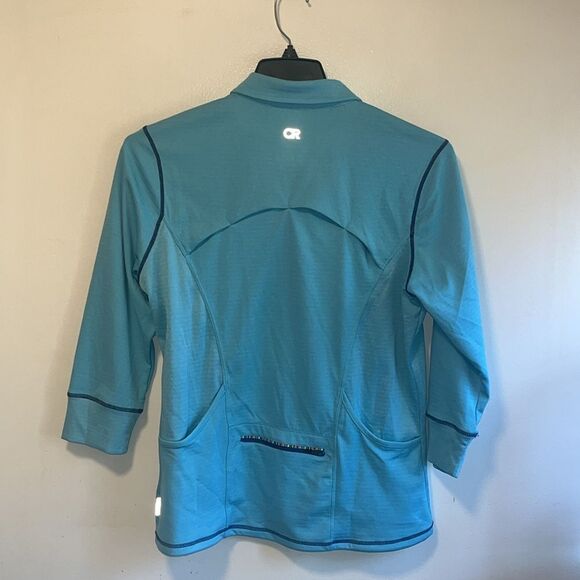 EXCELLENT CONDITION WOMEN’S XL CLUB RIDE CYCLING SHIRT 1/4 ZIP AND 3/4 SLEEVE - Picture 6 of 9